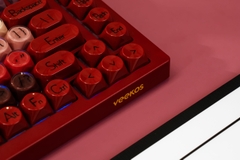 Bàn phím cơ Veekos K75 Wine Red