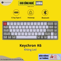 Bàn phím cơ Keychron K6 retro không led