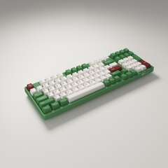 Bàn Phím Cơ Akko 3098B Matcha Red Bean (3 Chế độ kết nối / Led RGB / Hotswap / Switch Akko Piano Pro) - Hàng Chính Hãng
