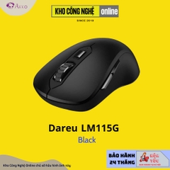 Chuột không dây DAREU LM115G Black / White / Pink