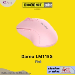 Chuột không dây DAREU LM115G Black / White / Pink