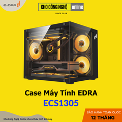 Vỏ Case máy tính EDRA ECS1305 - Đen