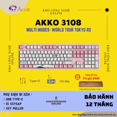 Bàn phím cơ AKKO 3108 – World Tour Tokyo R2 (Cherry switch)