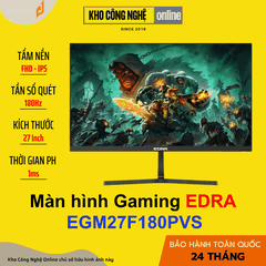 Màn Hình Gaming EDRA EGM27F180PVS
