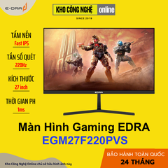 Màn Hình Gaming EDRA EGM27F220PVS 27inch FullHD 220Hz