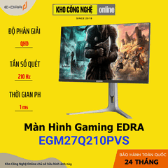 Màn Hình Gaming EDRA EGM27Q210PVS 27inch 2K 210Hz