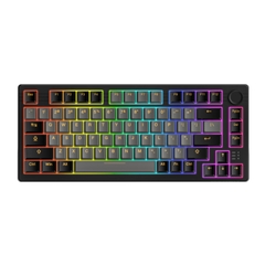 Bàn phím cơ DAREU EK75 PRO BLACK GOLDEN / EK75 Black White (Triple Mode, Gasket Mount, RGB)