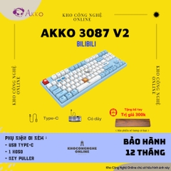 Bàn phím cơ AKKO 3087 v2 Bilibili (Akko switch)