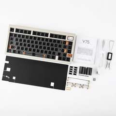 Kit Cidoo V75 Plus - Kit Bàn phím cơ Cidoo V75 Plus 3 mode, Màn Hình, Mạch Xuôi