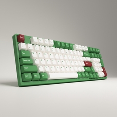 Bàn Phím Cơ Akko 3098B Matcha Red Bean (3 Chế độ kết nối / Led RGB / Hotswap / Switch Akko Piano Pro) - Hàng Chính Hãng
