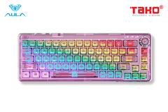 AULA F68 - Bàn Phím Cơ AULA F68 có Hotswap, Led RGB, Kết Nối 3 Mode