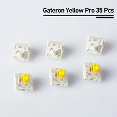 Switch Gateron Milky Yellow Pro | Gateron Red Pro | Gateron Yellow Pro - Hộp kèm khay đựng 35 Switch (3 pin và 5 pin)