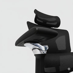 Ghế công thái học Gami Hexa 6D - Đen / Có Gác Chân