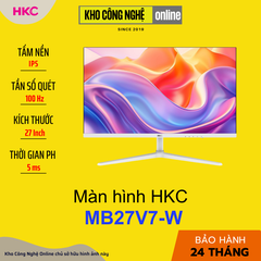 Màn hình văn phòng HKC MB27V7-W 27 inch, IPS, 100Hz - Hàng Chính Hãng
