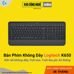 Bàn Phím Logitech Signature K650 - Đen