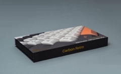 Keycap AKKO Carbon Retro (PBT Double-Shot/ASA profile/158 nút)