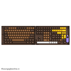Keycap AKKO Chocolate (PBT Double-Shot/ASA profile/178 nút)