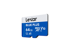 Thẻ nhớ Lexar BLUE PLUS microSDXC UHS-I Card, C10, U1, V10, A1, Up to 100MB/s - 64GB