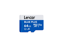 Thẻ nhớ Lexar BLUE PLUS microSDXC UHS-I Card, C10, U1, V10, A1, Up to 100MB/s - 64GB