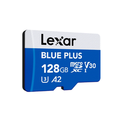 Thẻ nhớ Lexar BLUE PLUS microSDXC UHS-I Card, C10, U3, V30, A2, Up to 100MB/s - 128GB