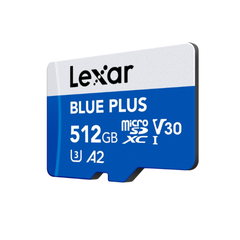 Thẻ nhớ Lexar BLUE PLUS microSDXC UHS-I Card, C10, U3, V30, A2, Up to 170MB/s - 512GB