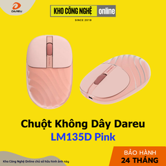 Chuột không dây DAREU LM135D - Hồng