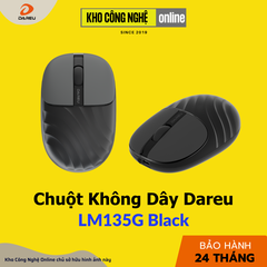 Chuột không dây DAREU LM135G  - Đen
