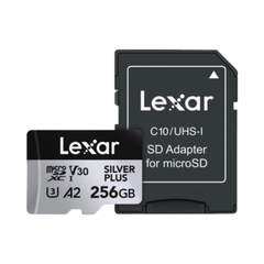 Thẻ nhớ SDXC Lexar Professional Silver Plus Microsdxc UHS-I 256GB 205MB/s READ