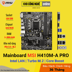 Mainboard MSI H410M-A PRO