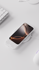 Ốp Bàn Phím iPhone 17 Pro Max Akko MetaKey - Cloud White