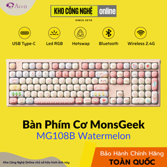Bàn phím cơ MonsGeek MG108B – Piggy Party Cute (Multi-modes / Hotswap / RGB / Piano v3 switch)