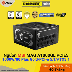 Nguồn MSI MAG A1000GL PCIE5