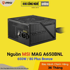 Nguồn MSI MAG A650BNL