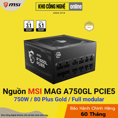 Nguồn MSI MAG A750GL PCIE5