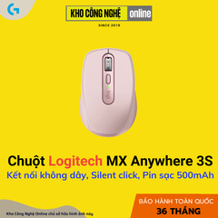 Chuột Không Dây Logitech MX Anywhere 3S - Hồng