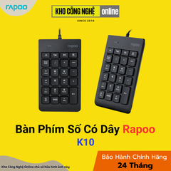 Bàn phím số có dây Rapoo K10