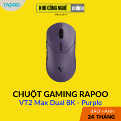 Chuột Gaming Rapoo VT2 Max Dual 8K - Purple