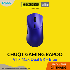 Chuột Gaming Rapoo VT7 Max Dual 8K - Blue
