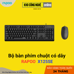 Bộ phím chuột có dây Rapoo X125SE