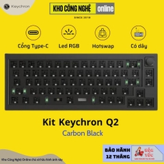 Keychron Q2 - Bàn phím cơ custom hỗ trợ QMK 65%, 75%  (QMK / Gasket Mount / Hotswap / RGB)