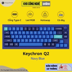 Keychron Q2 - Bàn phím cơ custom hỗ trợ QMK 65%, 75%  (QMK / Gasket Mount / Hotswap / RGB)