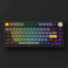 Bàn phím cơ AKKO PC75B Plus v2 Black&Gold (Multi-modes / Hotswap / RGB / Top mount)