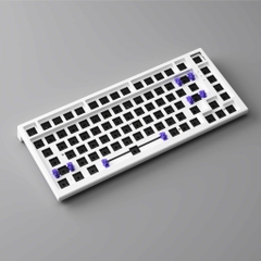 Kit bàn phím cơ MonsGeek MG75 White (Dual Mode / Hotswap 5 pin) - Hàng chính hãng