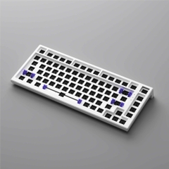 Kit bàn phím cơ MonsGeek MG75 White (Dual Mode / Hotswap 5 pin) - Hàng chính hãng