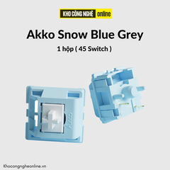 Switch Akko CS Snow Blue Grey cho bàn phím cơ - (1 hộp 45 switch)