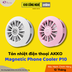 Quạt tản nhiệt điện thoại AKKO Magnetic Phone Cooler P10 (Trắng / Hồng)
