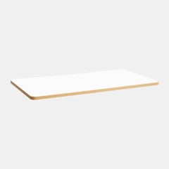 Mặt bàn gỗ HyperWork FLow HPW-MB140-WHT Trắng viền nâu