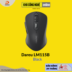 Chuột không dây DAREU LM115G Black / White / Pink