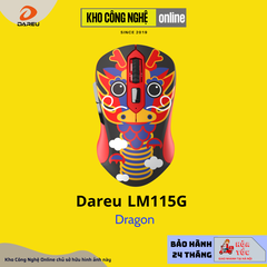 Chuột không dây DAREU LM115G Black / White / Pink