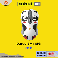 Chuột không dây DAREU LM115G Black / White / Pink